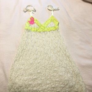 Free People Intimates Stretch Lace Chemise